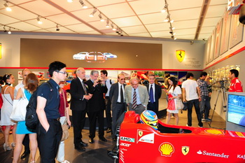 FERRARI MYTH EXHIBITION SHANGHAI CHINA 2012