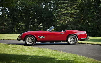 The 1960 Ferrari 250 GT LWB California Spider Competizione sold for $11,275,000, which made it the second most valuable car sold during Pebble Beach auction week. It went to an anonymous collector. The car is an extremely rare model and has been built only nine times for competition. Sherman M. Wolf had bought it from its first owner in 1979 and owned it until last weekend. A rare car that also only had two owners.