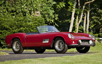 The 1960 Ferrari 250 GT LWB California Spider Competizione sold for $11,275,000, which made it the second most valuable car sold during Pebble Beach auction week. It went to an anonymous collector. The car is an extremely rare model and has been built only nine times for competition. Sherman M. Wolf had bought it from its first owner in 1979 and owned it until last weekend. A rare car that also only had two owners.