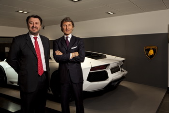 LAMBORGHINI SHOWROOM PARIS OUEST - JANUARY 2012