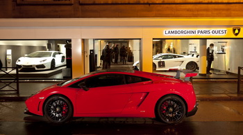 LAMBORGHINI SHOWROOM PARIS OUEST - JANUARY 2012