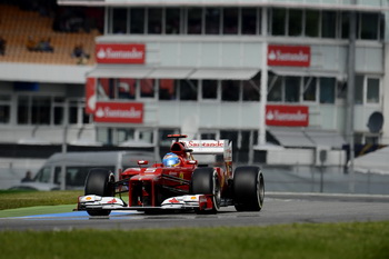 FERNANDO ALONSO - FERRARI F2012 - 2012 GERMAN GRAND PRIX