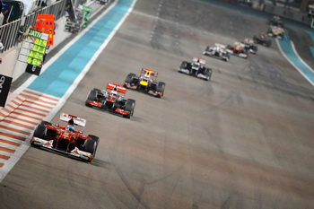 FERRARI F2012 - ABU DHABI GRAND PRIX 2012