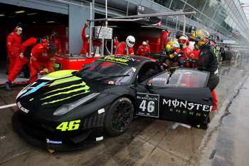 VALENTINO ROSSI - KESSEL RACING FERRARI 458 GT3 - 2012 BLANCPAIN ENDURANCE SERIES RD 1 MONZA