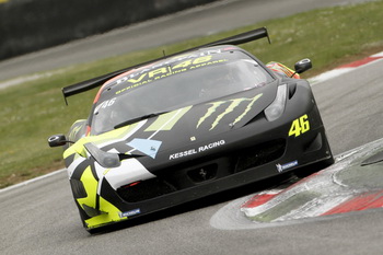 VALENTINO ROSSI - KESSEL RACING FERRARI 458 GT3 - 2012 BLANCPAIN ENDURANCE SERIES RD 1 MONZA