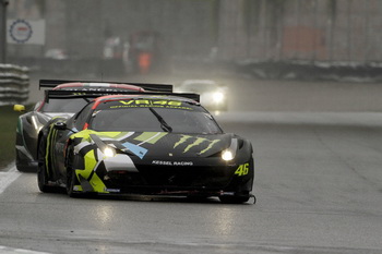 VALENTINO ROSSI - KESSEL RACING FERRARI 458 GT3 - 2012 BLANCPAIN ENDURANCE SERIES RD 1 MONZA