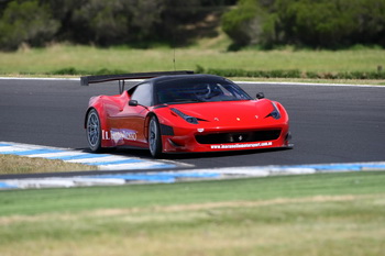 FERRARI 458 GT3 - JOHN BOWE - PHILLIP ISLAND, 2012