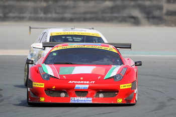 AF CORSE FERRARI 458 GT3 - 2012 GULF 12 HOURS, ABU DHABI