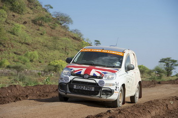 FIAT PANDA CAPE TOWN TO LONDON 2013