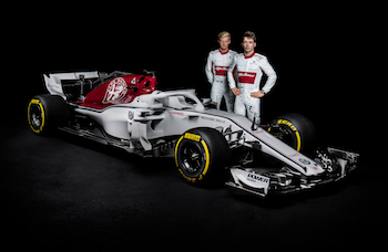 MARCUS ERICSSON AND CHARLES LECLERC - ALFA ROMEO SAUBER F1 TEAM - MILLE MIGLIA 2018