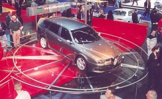 the Alfa Romeo Sportwagon GTA makes its public debut at the Frankfurt Motor Show