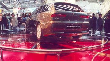 the Alfa Romeo Sportwagon GTA makes its public debut at the Frankfurt Motor Show