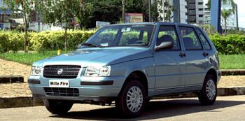 The facelifted 2004 Fiat Novo Mille