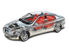 click here to view this Alfa Romeo 156 cutaway image in high resolution