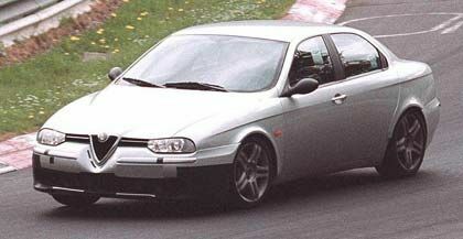 pre-production Alfa Romeo 156 GTA prototype testing