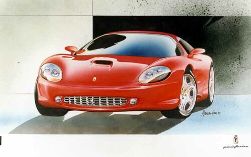 pre-production impression of the Ferrari 550 Maranello