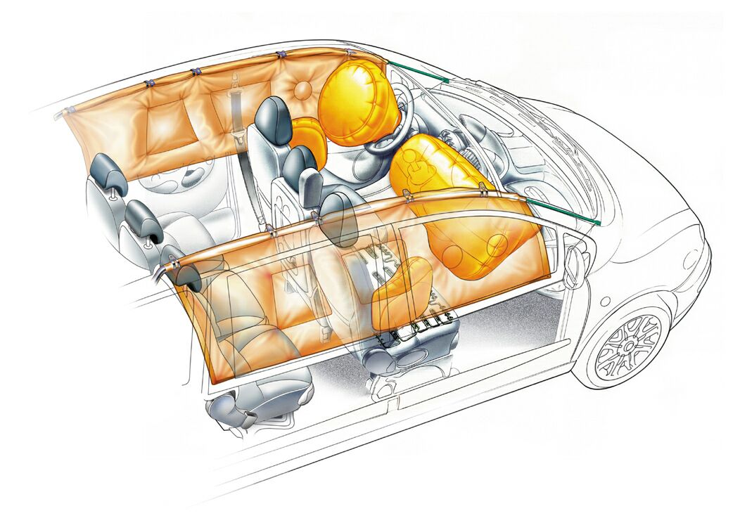 Fiat Multipla safety features