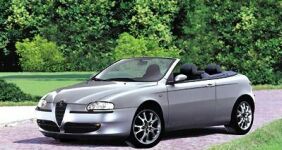 artists impression of Alfa Romeo 147 Cabriolet