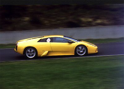 Lamborghini Murcielago on the Supercar Rally 2002