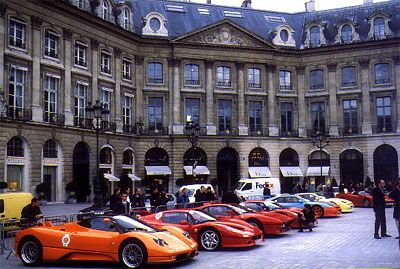 Pagani Zonda C12S on the Supercar Rally 2002