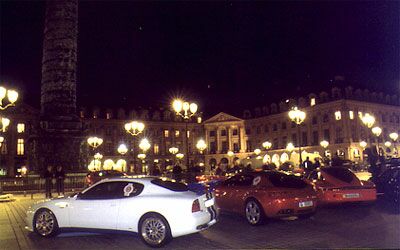 Maserati Trofeo GT, Italdesign Brera and Stola Abarth Monotipo on the Supercar Rally 2002