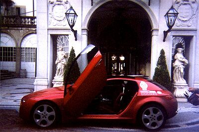 Italdesign Alfa Romeo Brera on the Supercar Rally 2002