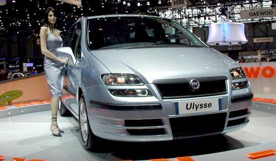 new Fiat Ulysse MPV at the 2002 Geneva Motor Show
