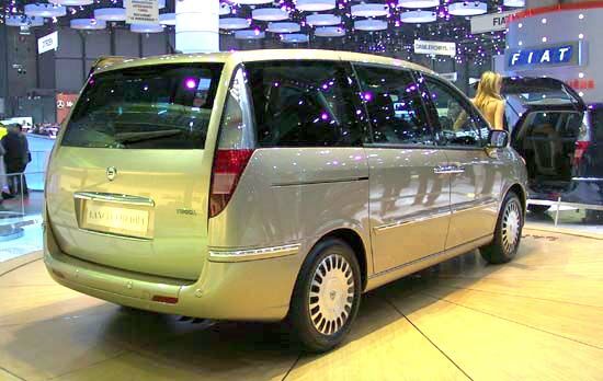 new Lancia Phedra MPV at the 2002 Geneva Motor Show