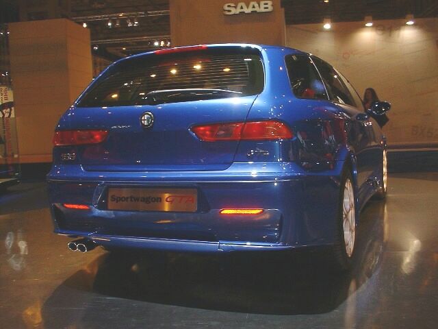 Alfa Romeo 156 Sportwagon GTA at the Birmingham Motor Show