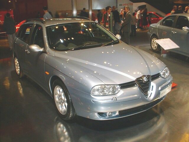 Alfa Romeo 156 1.9 JTD Sportwagon at the Birmingham Motor Show