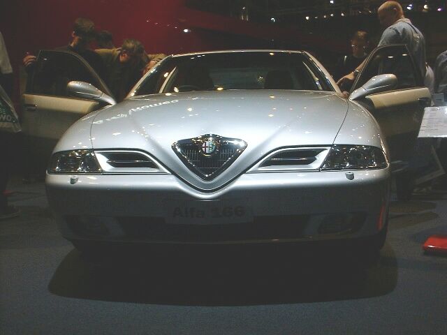 Alfa Romeo 166 2.0 TwinSpark at the Birmingham Motor Show