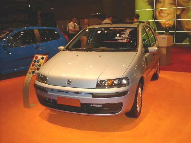 Fiat Punto 1.9 JTD Eleganza at the British International Motor Show in Birmingham