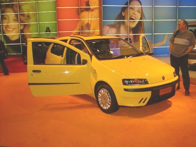 Fiat Punto 1.2 Active Sport at the British International Motor Show in Birmingham