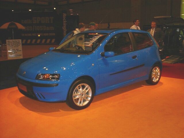 Fiat Punto HGT 1.8 16v at the British International Motor Show in Birmingham