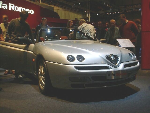 Alfa Romeo Spider 3.0 V6 24v 6-speed at the Birmingham Motor Show