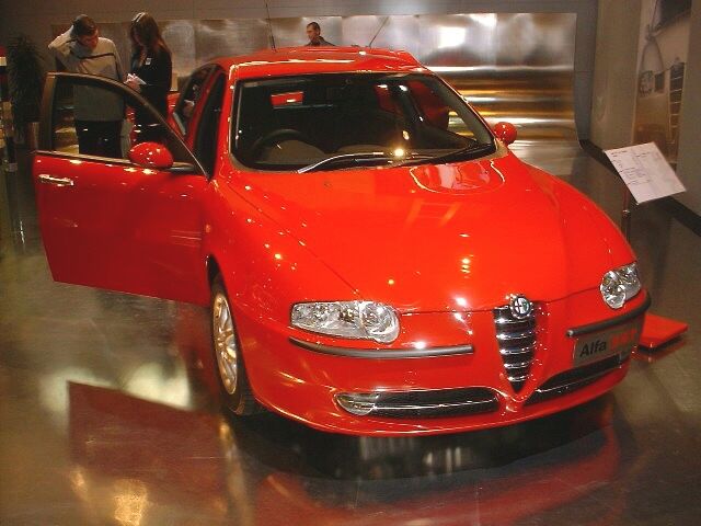 Alfa Romeo 147 1.6 TwinSpark Lusso at the Birmingham Motor Show