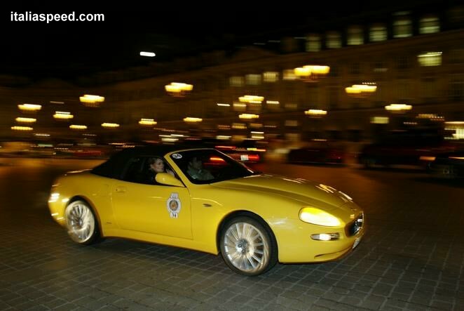 a yellow Maserati Spyder Cambiocorsa was entered by the French Maserati importer Charles Pozzi S.A.