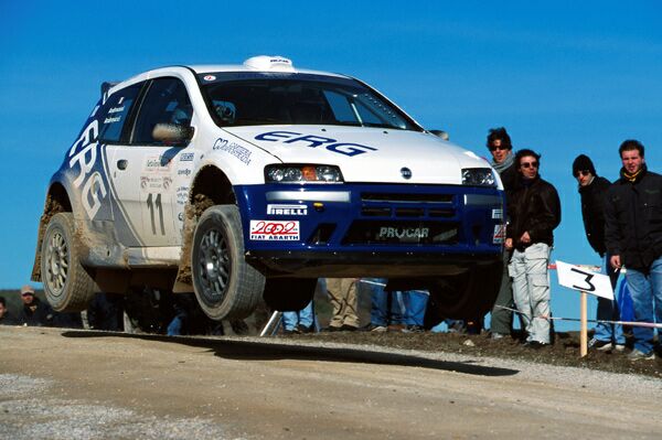 the Fiat Punto Abarth Rally will appear at the Bologna Motor Show next month