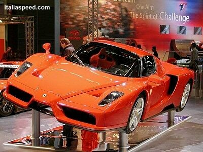 show stopping Ferrari Enzo at the 2002 Bologna Motor Show