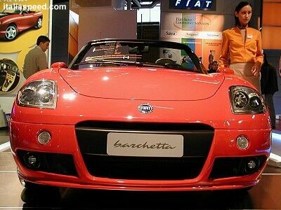 facelifted Fiat Barchetta at the 2002 Bologna Motor Show