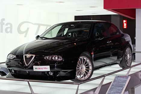 Alfa Romeo 156GTAm at the Bologna Motor Show