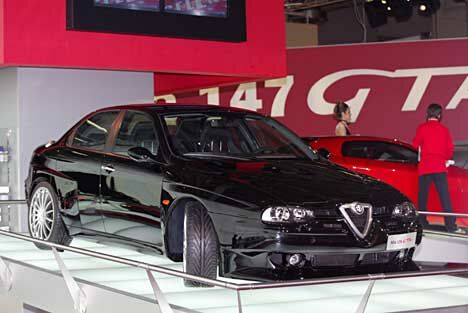 Alfa Romeo 156GTAm at the Bologna Motor Show