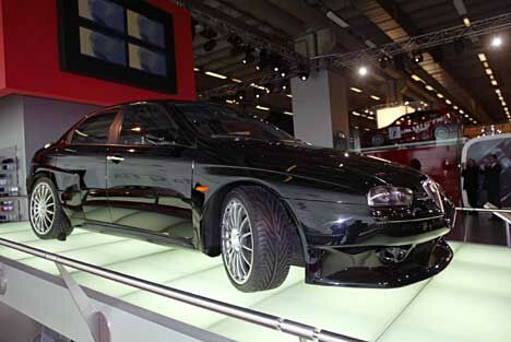 Alfa Romeo 156GTAm at the Bologna Motor Show