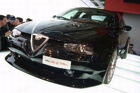 Alfa Romeo 156GTAm at the Bologna Motor Show