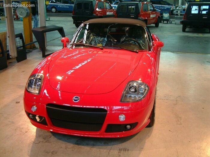 the facelifted Fiat Barchetta will go on sale in the spring