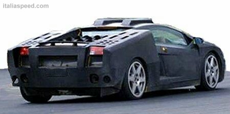 Lamborghini Gallardo prototype undergoing trials