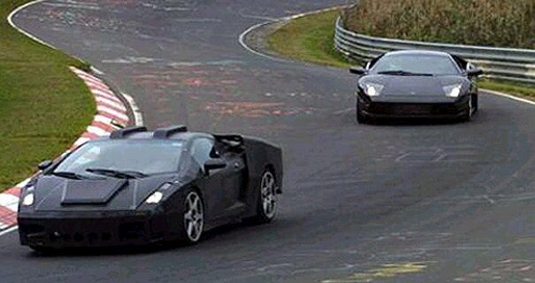 Lamborghini Gallardo prototype undergoing trials