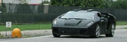 Lamborghini Gallardo prototype undergoing trials
