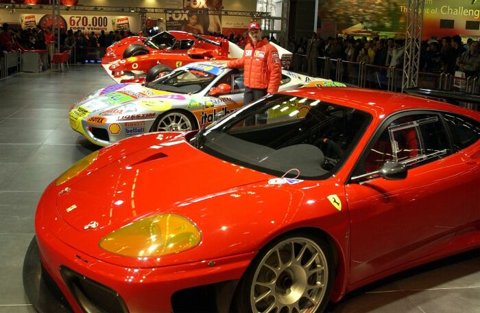 Ferrari 360 GT on the Ferrari stand in Bologna