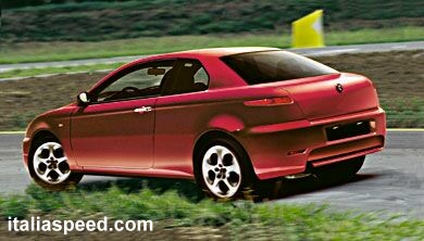 artist's impression of forthcoming Alfa Romeo 156 based Coupe